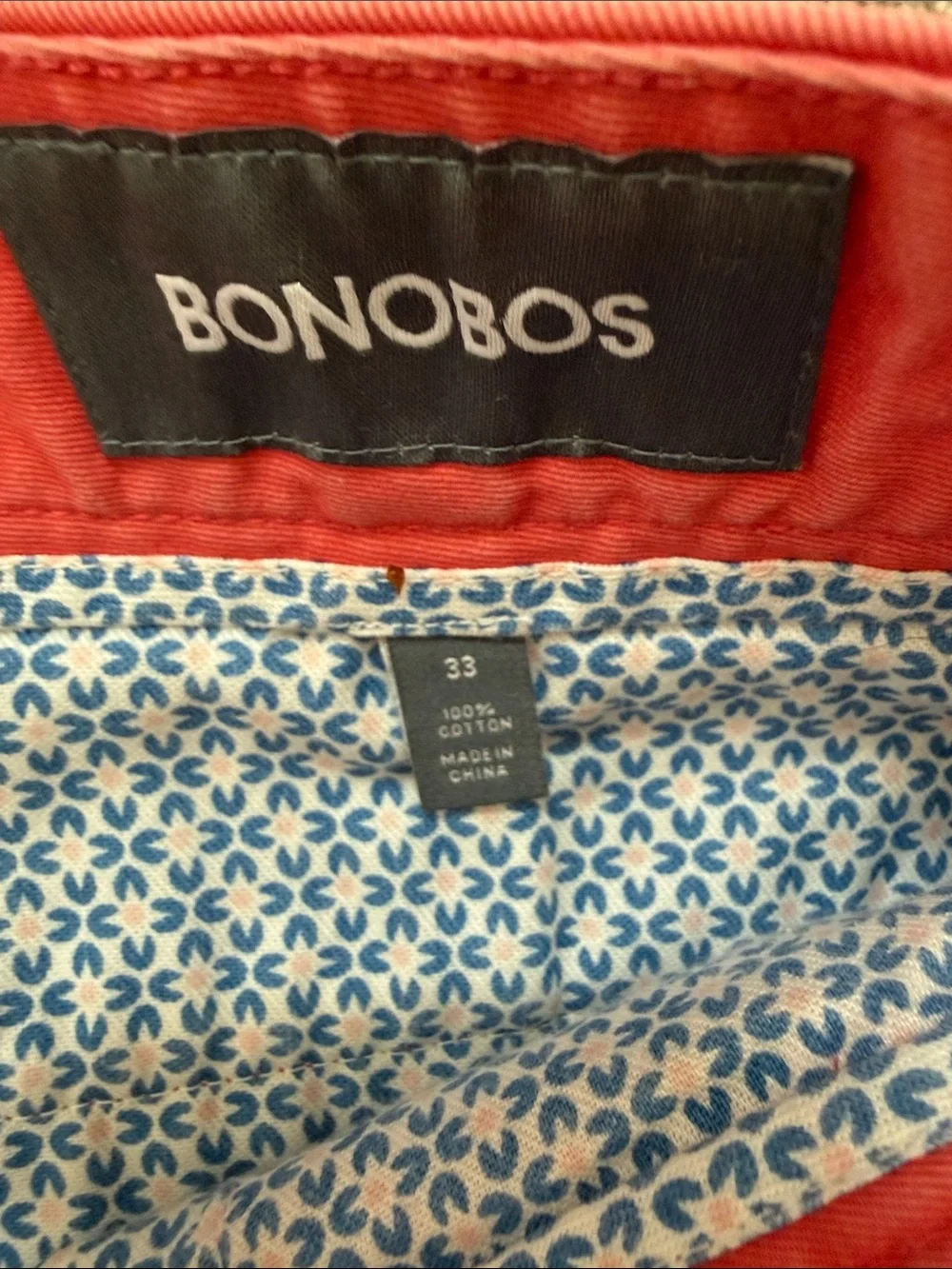 Bonobos Coral Flat Front Men's Shorts